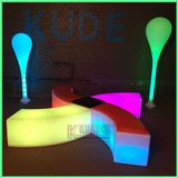 LED Bend Stools Bend Cubes Colorful Cube Chairs with Cushion