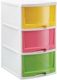 2016 New Arrival Large Three Floor Simple Plastic Cabinet