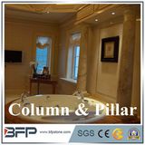 Stone Slab Crystallized Stone Panel Beige&White Columns
