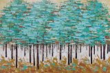 Abstract Reproduction Tree Oil Painting