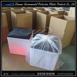 Night Club Furniture LED 40cm Cube Stool