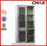 Steel Cabinet Filing Cabinet Metal Cupboard Slipping Glass Door Office Cabinet Cmax-FC04-005