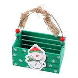 Wooden Christmas Candy Basket for Christmas Decoration and Birthday Gift in Stock