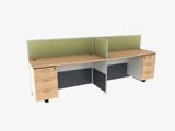 Hot Selling T Shaped 2 Person Office Desk for Workstation