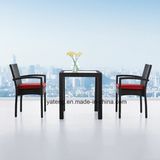 Top Selling Good Quality Outdoor Garden Wicker Rattan Aluminum Furniture Coffee Set (YTA182&YTD003-16)