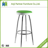 New Unique Durable Material Entertainment PU Seat with Chrome Legs Bar Stool (Albert)