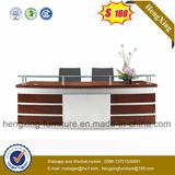Modern Design Glass Desktop Office Furniture Reception Office Table (HX-RT516)
