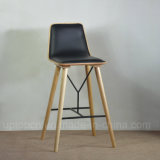 Leisure Style Solid Ashwood PU Leather Cushion High Bar Chair (SP-HBC251)