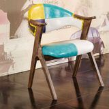 Nordic Style Modern Restaurant Wooden Dining Chair