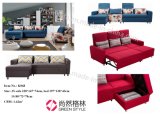 Funtional L-Shape Corner Fabric Sofa Bed