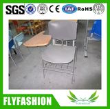 Metal Frame Plastic Chair with Writing Pad (SF-50F)