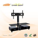 High Quality Tempered Glass & MDF Modern Universal TV Stand (CT-FTVS-N102WB)