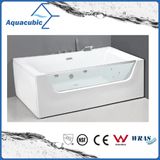 Rectangle Whrilpool Bathtub in White (AB0828)
