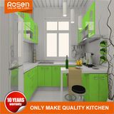 China Factory Wood Kitchen Metal Storage Kitchen Cabinet