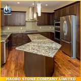 Natural Golden Granite Countertop Cabinet Display