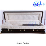 Solid Wood African Mahogany High Gloss Coffin and Casket