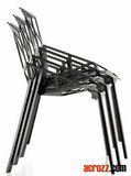 Metal Magis Steel Banquet Stackable Chair One Dining Chair