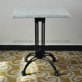 Antique Cast Iron Base Werzalit Moulded Board Dining Table (SP-RT472)