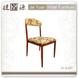 Classical Wood Grain Dining Chair Aluminum/Iron Chair (JY-A107)