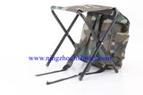 Camping Folding Chair with Cooler Bag