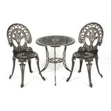 Terrace Furniture Outdoor Bistro Chair Aluminum/Cast Aluminum Chair/Embossed Metal Furniture Holiday Resort Restaurant Chairs