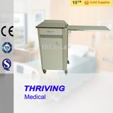 Hospital Bedside Cabinet with Foldable Dining Table