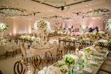 Golden Stainless Steel Simple Wedding Furniture Used for Modern Restaurant