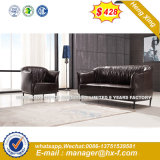 $418 Modern Sofa Furniture Office Sectional Genuine Leather Sofa (HX-S296)