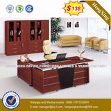 Lecong Market Wooden Black Color Office Table (HX-2901)