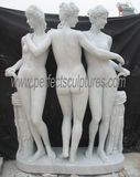 Carving Garden Stone Statue with Marble Granite Limestone Sandstone (SY-X1711)