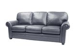 Living Room Furniture Navy Blue Leather Sofa Furniture