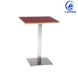 Selling Commercial Furniture Plywood Metal Leg Table
