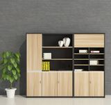 Office Book Case with Glass Door Custom Made Office Furniture