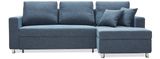 Living Room Fabric Corner Sofa Bed with Storage
