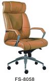 Fashionable High Back Swivel Office Boss Chair with Headrest (FS-8058)