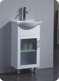 MDF Bathroom Cabinet with Budda Belly Basin