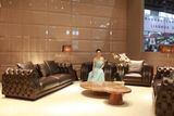 Living Room Modern Furniture Leather Sofa