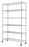 6 Tier NSF Commercial Chrome Metal Rack Shelf Wire 18