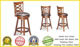 Solid Wood Barstool for Restaurant and Bar