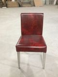 High Back Upholstery Hotle Chair with Metal Legs