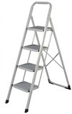 CE Approved Household Compact Lightweight Steel 4 Step Folding Ladder