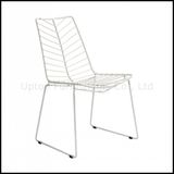 Modern Restaurant Metal Leaf Shape Wire Sled Base Chair (SP-MC005)