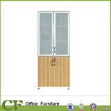 Office Lockable File Cabinet with Aluminum Frame, Glas Door