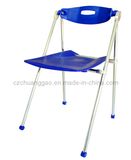 Bule Color Exhibition Folding Plastic Chair