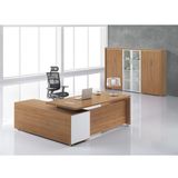 Modern Design Melamine Type Office Desk with Side Return