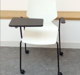 Good Quality Office Use Plastic Chair with Writing Tablet
