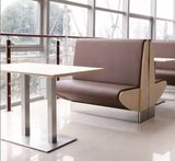Hot Sale Modern Leatherette Restaurant Sofa