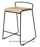 Modern Steel Furniture Wooden Counter Bar Stool
