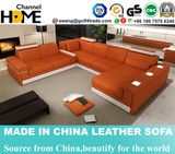 Hot-Selling Home Living Room Leather Sofa with Armrest Storage (HC1064)