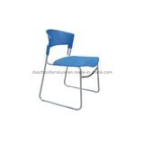 Plastic Steel Chair Student Fruniture with Writing Pad (P01A)
